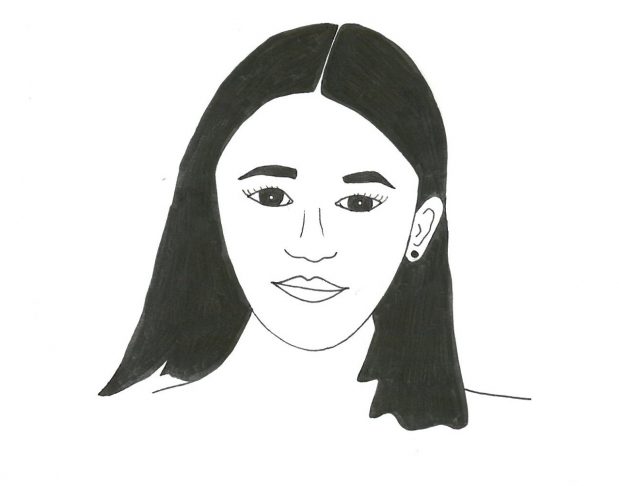 Femme triangle inversé