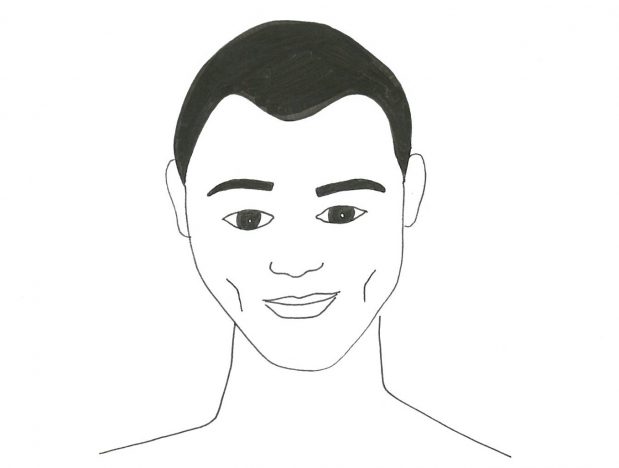 Homme losange