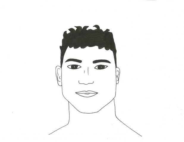 Homme triangle